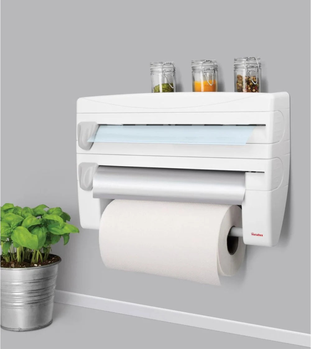 Porta Rollos de Cocina 4 en 1 Multifuncional
