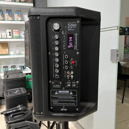 Parlante Sofistek PS1PRO+ 80W con Micrófono Inalámbrico Luces RGB y Flash
