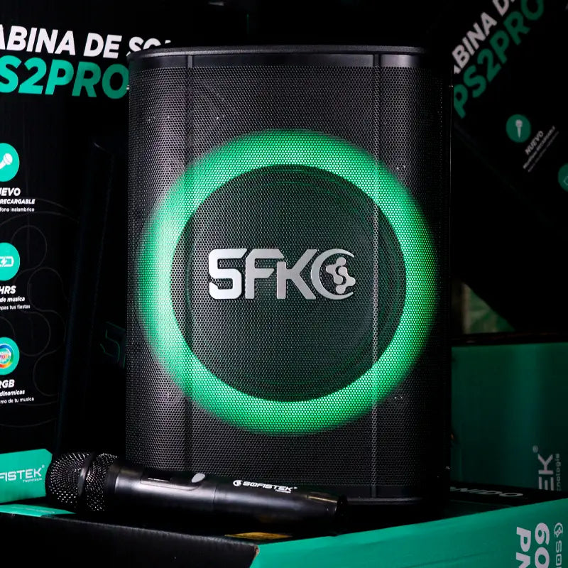 Parlante PS2 PRO+ contenido de la caja