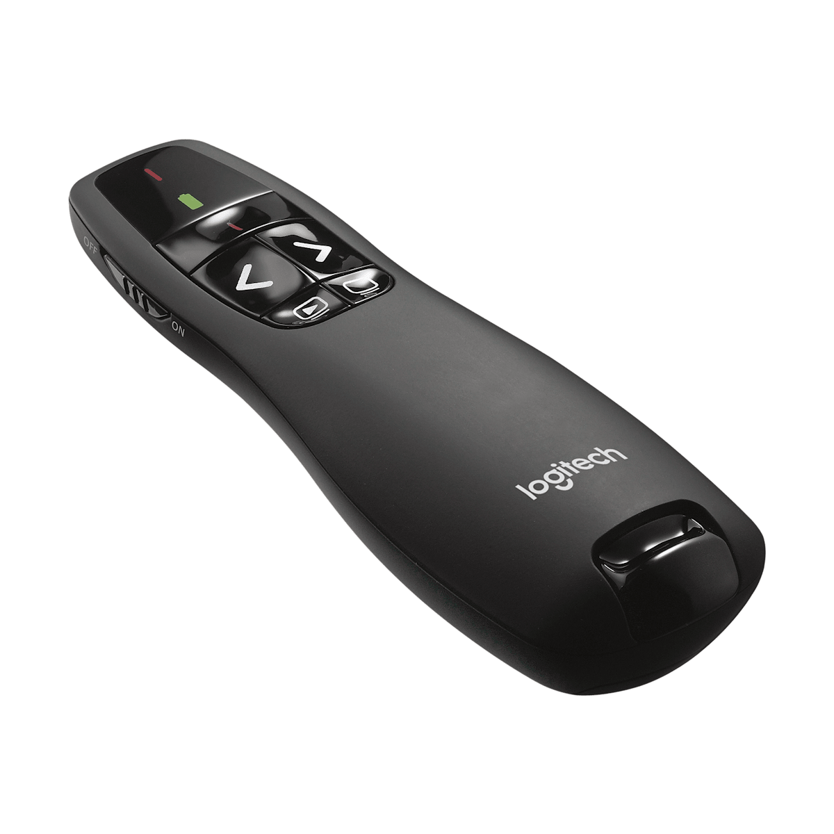 Presentador Logitech R400 vista lateral