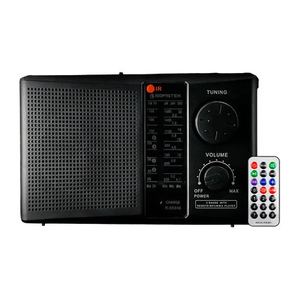 Radio Recargable Sofistek R-SK240 AM FM Onda Corta USB SD