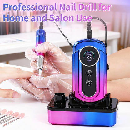 Kit Pulidor De Uñas Profesional -45000 RPM
