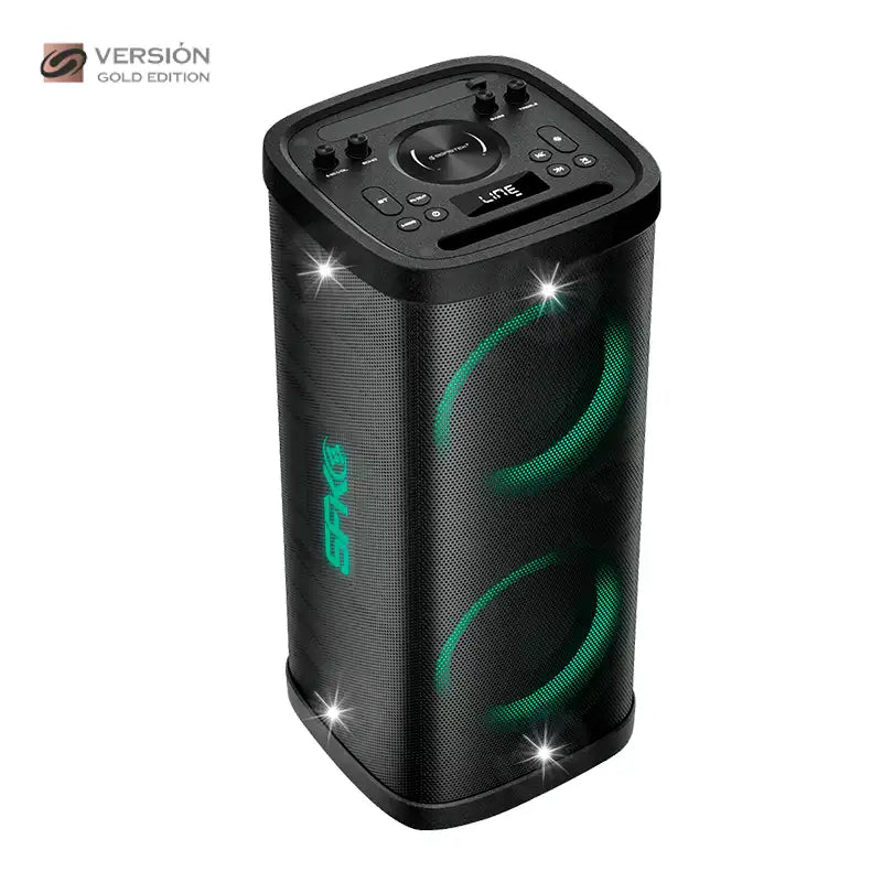 Torre de Sonido Sofistek SK-618 Parlante 2x6.5" con Micrófono Inalámbrico