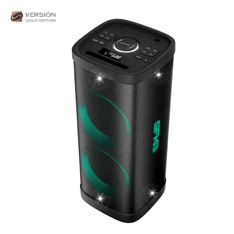 Torre de Sonido Sofistek SK-619 Parlante 2x8" con Micrófono Inalámbrico