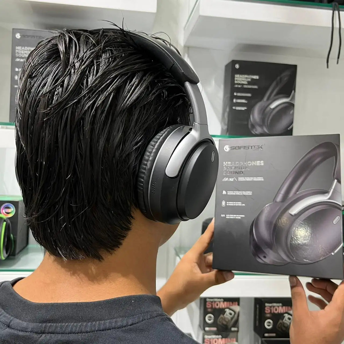 Diademas Inalámbricas Sofistek SK-965 Premium Plateadas ANC