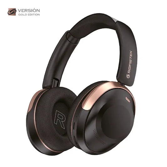 Diademas Inalámbricas Sofistek SK-968 Premium Doradas ANC