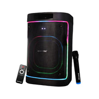 Parlante Sofistek Spectrum 80W con Micrófono Inalámbrico y Luces RGB