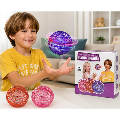 Spinner De Bola Voladora Con Luz Led Recargable