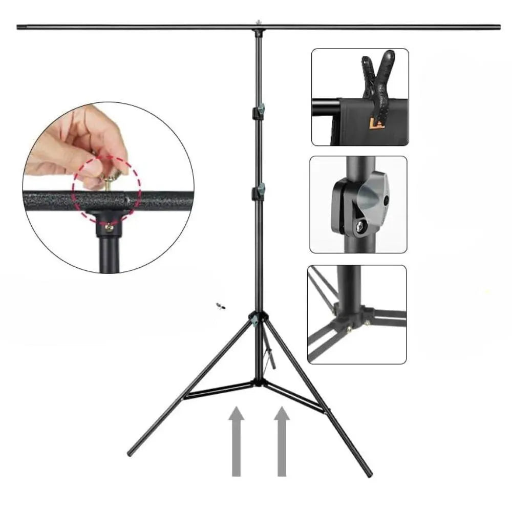 Telón para Proyector 72 Pulgadas (1.60 x 90cm) Portátil + Trípode