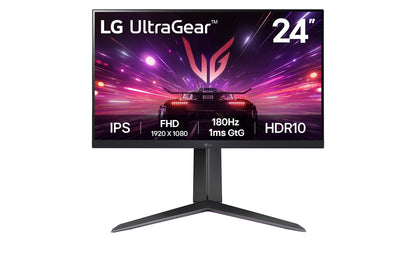 Monitor LG UltraGear 24GS65F-B vista frontal