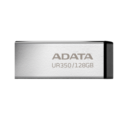 Memoria USB ADATA UR350 128GB negra frontal