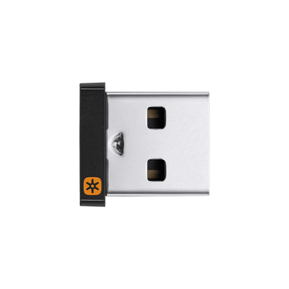 Receptor Logitech Unifying USB vista lateral