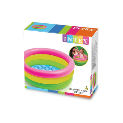 Piscina Inflable Arcoiris Para Bebes 61 CM