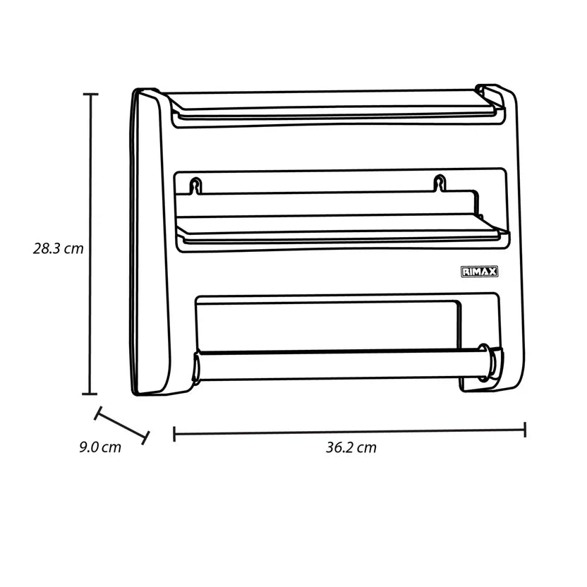 Porta Rollos de Cocina 4 en 1 Multifuncional