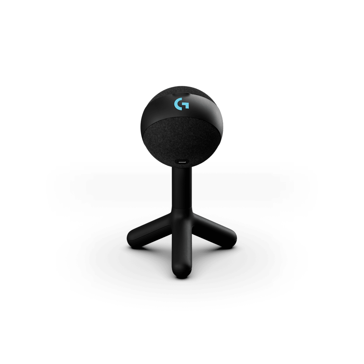 Micrófono Logitech G Yeti Orb negro vista posterior