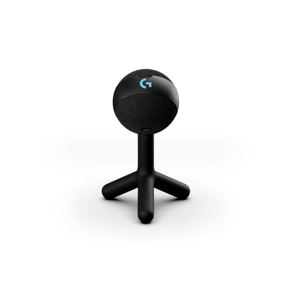 Micrófono Logitech G Yeti Orb negro vista posterior
