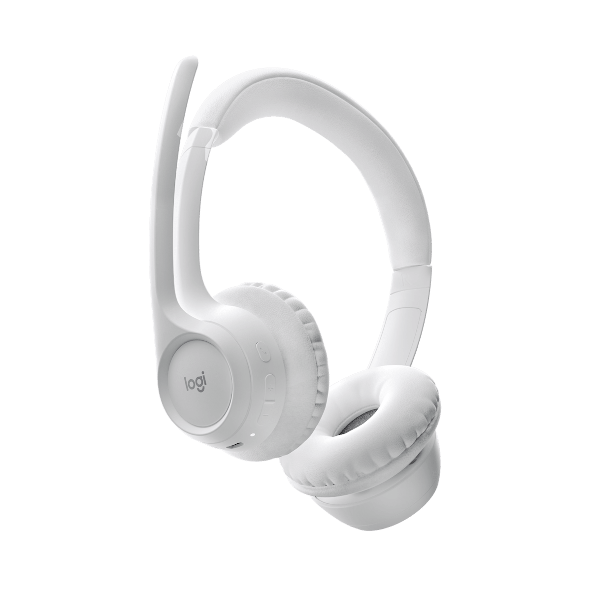 Diadema Logitech Zone 300 blanca detalle