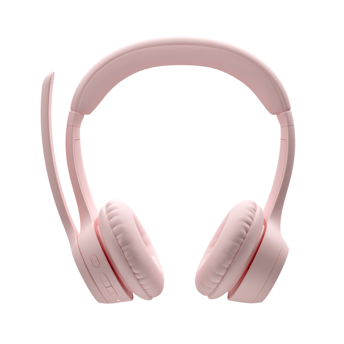 Diadema Logitech Zone 300 rosada micrófono
