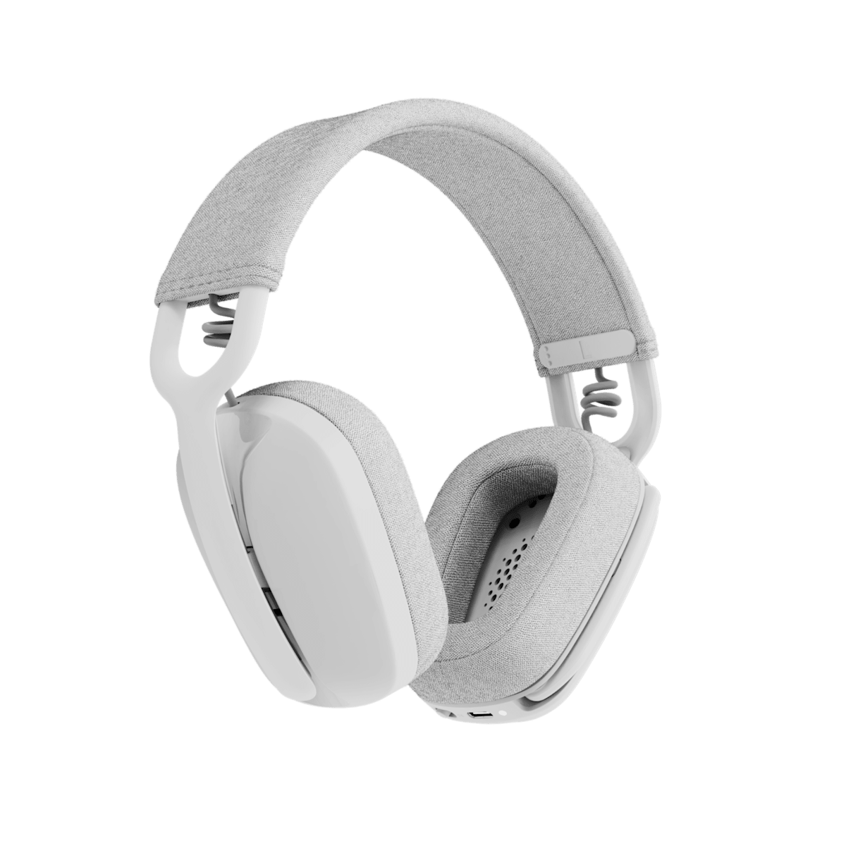 Audífonos Logitech Zone Vibe 100 blancos vista lateral