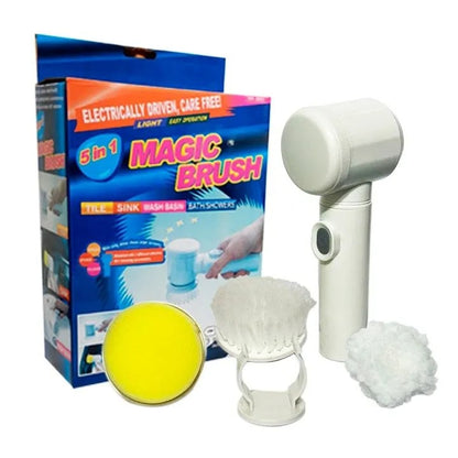 Cepillo De Limpieza Eléctrico 5 En 1 Magic Brush + Envío Gratis 
