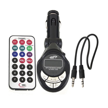 Modulador Para Carro 6 En 1 Transmisor Usb Sd Mp3 Fm+ Control