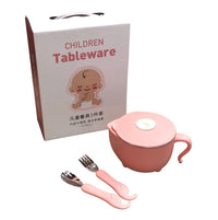 Set De Vajilla En Acero Inoxidable Para Bebe + Envío Gratis 