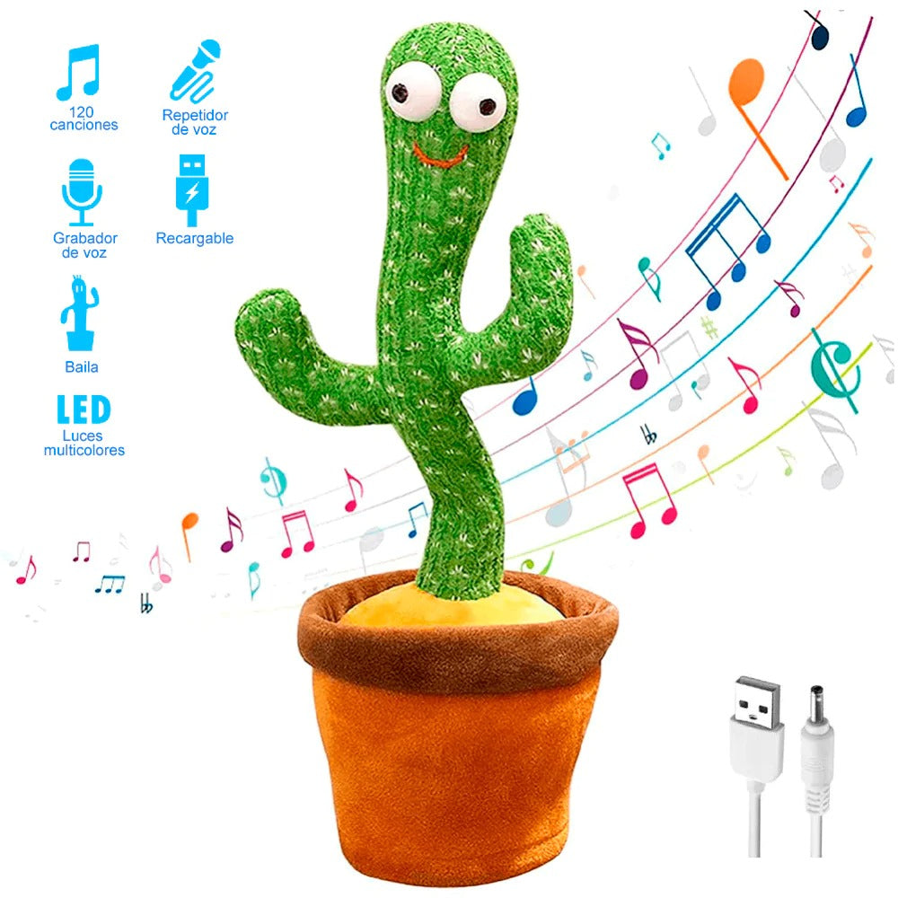 Juguete Cactus Bailarin Recargable + Envío Gratis 