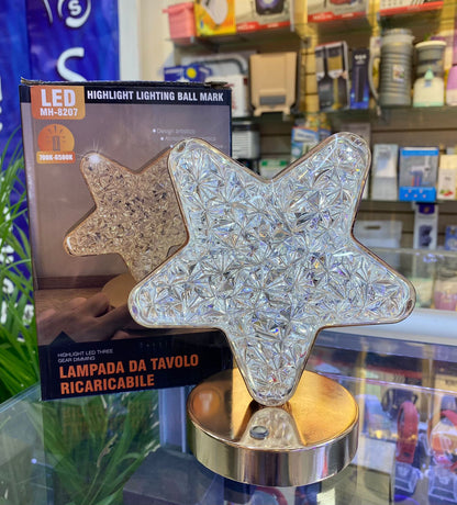 Lampara Led Estrella Recargable 